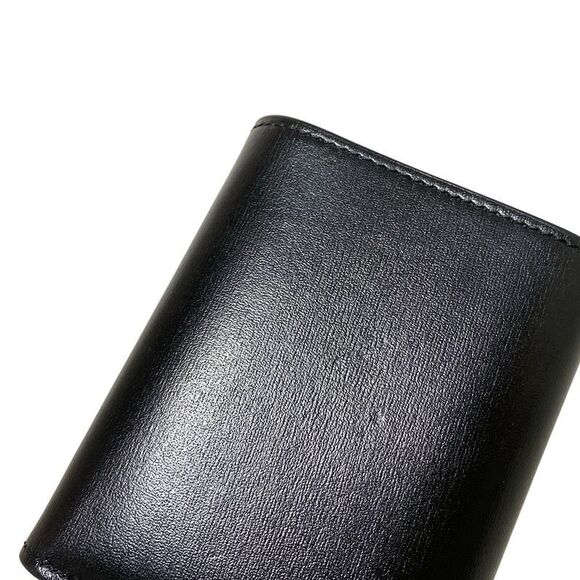 Celine Trifold Wallet Small Flap Wallet Triomphe 10d783dpv.38no Black - Picture 9 of 9